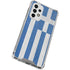 Greece Flag Distressed Galaxy A53 5G Clear Case
